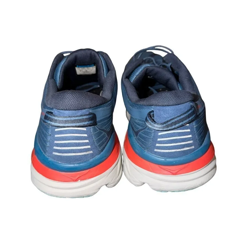 HOKA Bondi 7 Men's Blue Running Shoe - Lightweight Cushioning size 13